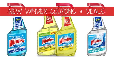 windex coupons  Right now, you can enjoy a FREE Windex Original Cleaner Refill 950ml